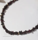 گردنبند و گوشواره گارنت کد 12 - Image 2