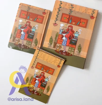 ست 3 تکه دفتر محصولات آنجل کد 010