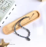 گردنبند لاجورد و آویز لابرادوریت