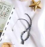 گردنبند لاجورد و آویز لابرادوریت کد 502 - Image 3