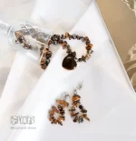 گردنبند و گوشواره چشم ببر - Image 6