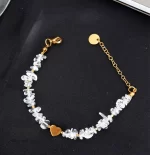 گردنبند و دستبند کوارتز سفید - Image 2