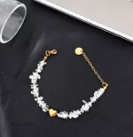 گردنبند و دستبند کوارتز سفید - Image 3