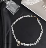 گردنبند و دستبند کوارتز سفید - Image 5