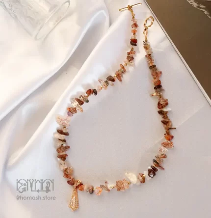 گردنبند روتایل با آویز ژوپینگ