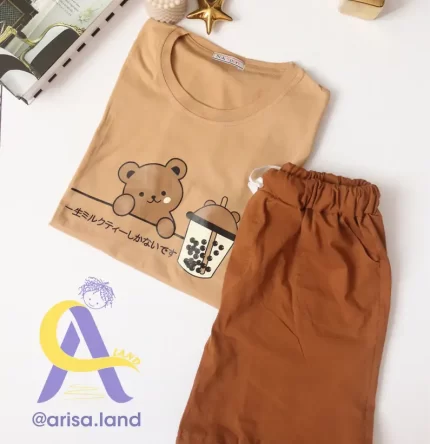 ست تیشرت شورتک تدی