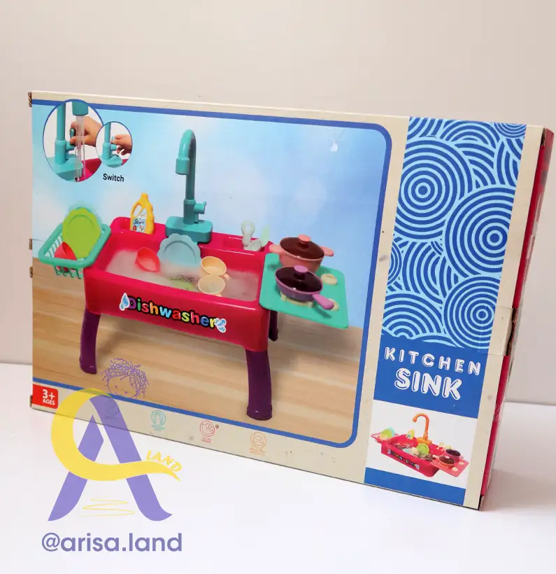 sink-05 سینک آشپزخانه اسباب بازی - Image 5