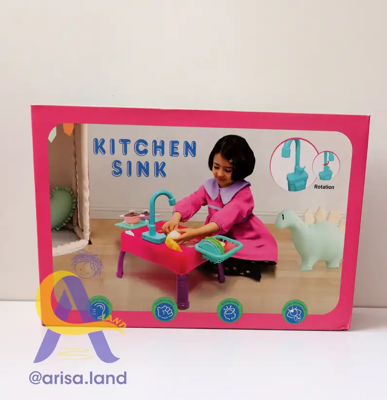 sink-06 سینک آشپزخانه اسباب بازی - Image 6