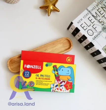 پاستل روغنی 12 رنگ فونزل