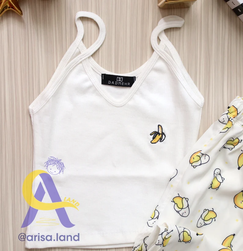 d--c-s-02 ست کراپ کبریتی و شلوار