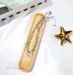 گردنبند لابرادوریت با آویز سواروسکی