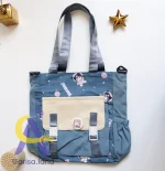 کیف دوشی و دستی کرومی پیکسل دار - Image 2