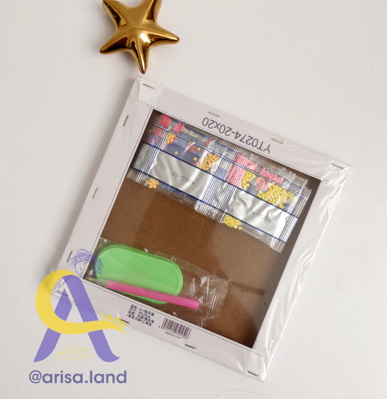 stich-almasi-01 نقاشی الماسی استیچ بوم دار ۲۰×۲۰ - Image 2