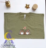 تیشرت چاپی طرح خرس عاشق - Image 4