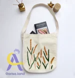 کیف پارچه ای توت بگ گلدوزی دست دوز - Image 3