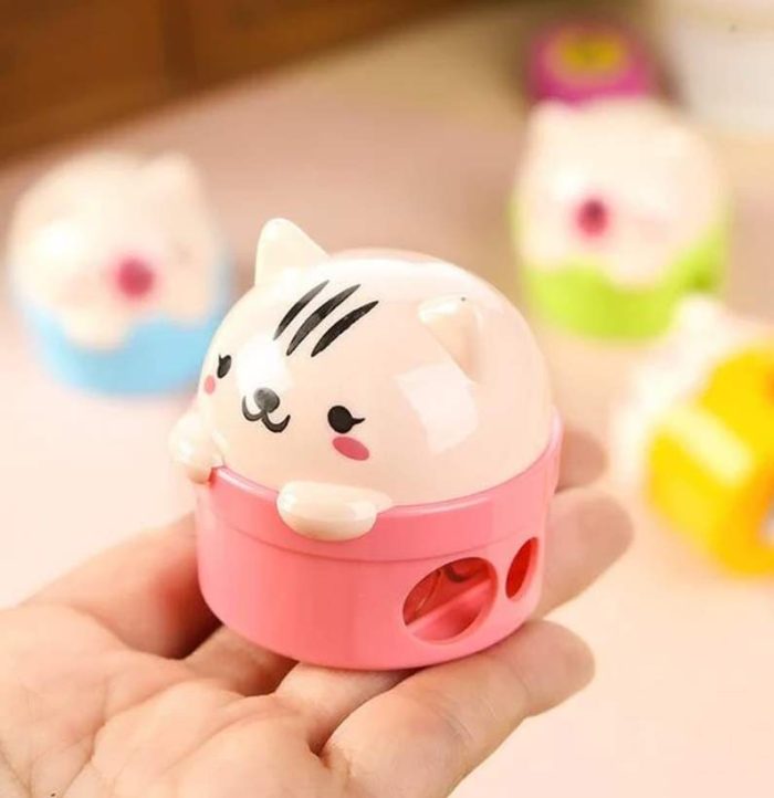 sharpener cat pink