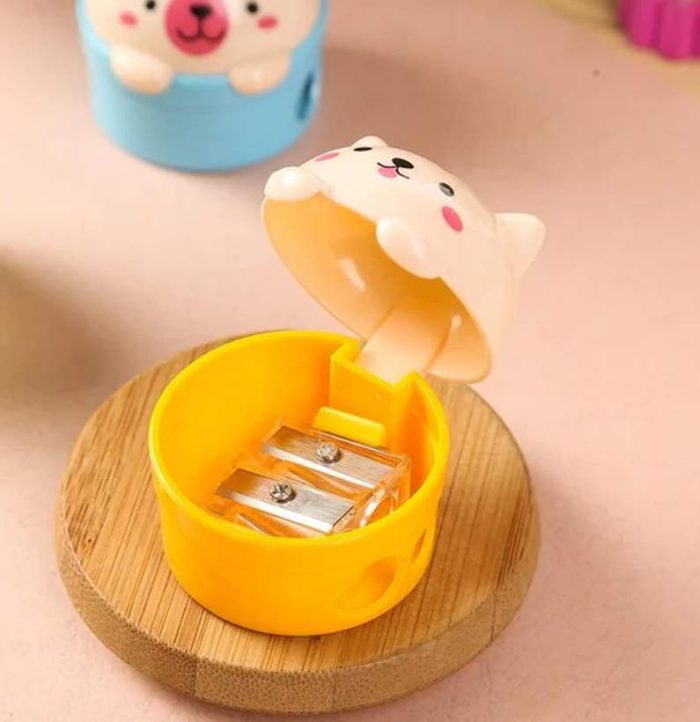 sharpener cat yellow