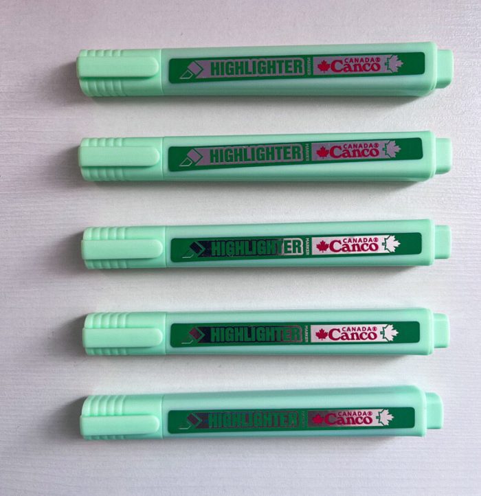 highlighter canco green