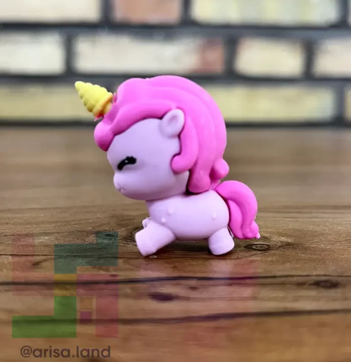 pink unicorn eraser