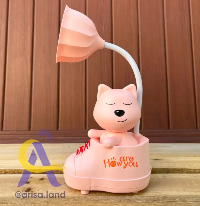 study lamp pink