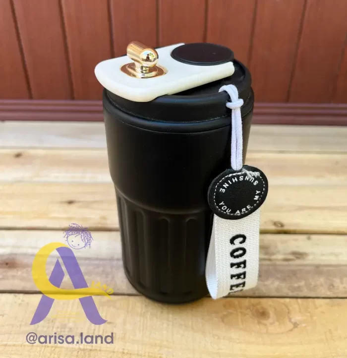 travel mug black