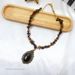 گردنبند چشم ببر و آویز چشم گربه