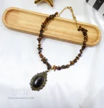 گردنبند چشم ببر و آویز چشم گربه