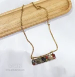 گردنبند هفت چاکرا مستطیل کد 512 - Image 4