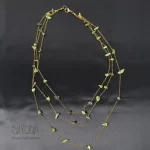 گردنبند سه لایه یشم