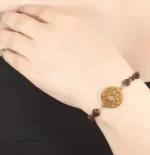 دستبند و گوشواره گارنت کد 140 - Image 2