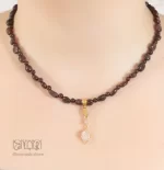 گردنبند گارنت با آویز ژوپینگ کد 9 - Image 2