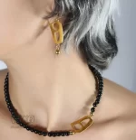 گردنبند و گوشواره نیمانی کد 38 - Image 2