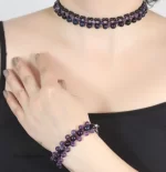 ست دستبند و گردنبند آمیتیس، دلربا و اونیکس کد 84 - Image 2