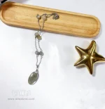 گردنبند لابرادوریت با آویز بیضی کد 157 - Image 2