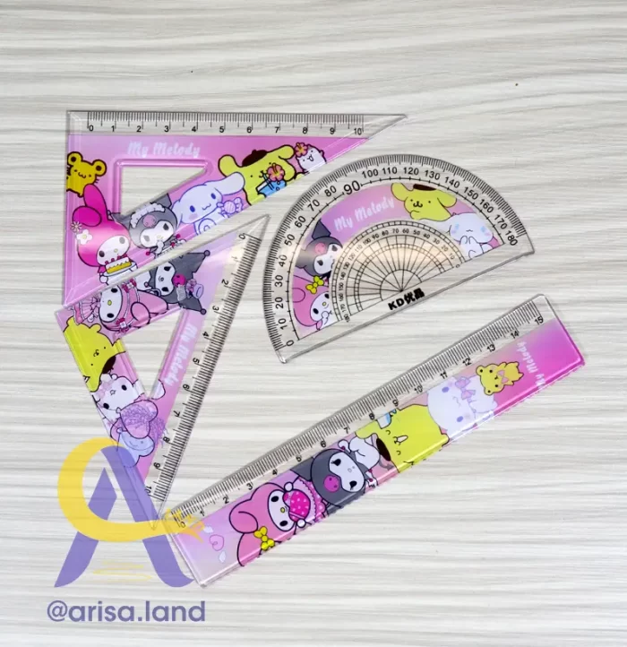 set ruler sanrio 02