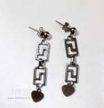 ست گردنبند و گوشواره استیل کد 179 - Image 2