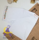 تیشرت آستین گلدوزی - Image 5