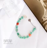 سرویس اونتورین سبز و نارنجی - Image 3