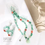 سرویس اونتورین سبز و نارنجی