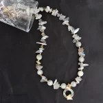 گردنبند و گوشواره لابرادوریت