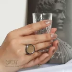 انگشتر رزین سکه پهلوی