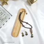 ست گردنبند و گوشواره تبتی با آویز رقص سماع (برنز)