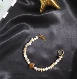 دستبند صدف کارامل کد 528 - Image 2