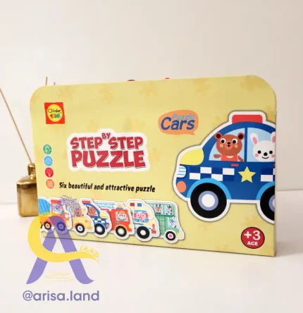 پازل بزرگ پله ای ماشین ها