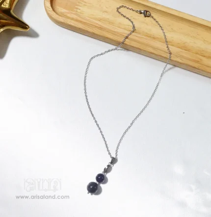 گردنبند با آویز آمیتیس اصل گرد