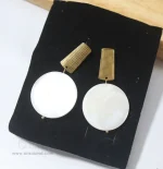 گوشواره صدف گرد کد 282 - Image 2