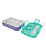 ظرف غذا 4 خانه وست VEST طرح یونیکورن - Image 3
