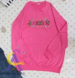 بلوز دورس یقه گرد گلدوزی پروانه - Image 8