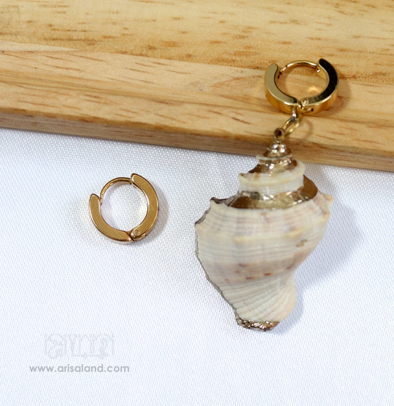 GO-TA-TA-01 گوشواره تا به تا صدف مخروطی-2