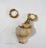 گوشواره تا به تا صدف مخروطی-2 - Image 2